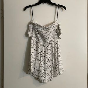 Forever 21 flower romper size small
